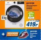 Wärmepumpentrockner DHNE82 im Angebot bei expert in Leverkusen Wärmepumpentrockner DHNE82 Angebote von gorenje bei expert Leverkusen für 419,00 €