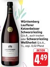 Katzenbeisser Schwarzriesling Q.b.A. Angebote von Lauffener bei EDEKA Heilbronn für 4,49 €