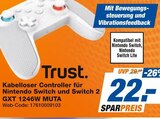 Kabelloser Controller für Nintendo Switch und Switch 2 GXT 1246W MUTA im Angebot bei expert in Dorsten Kabelloser Controller für Nintendo Switch und Switch 2 GXT 1246W MUTA Angebote von Trust bei expert Dorsten für 22,00 €