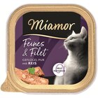 Miamor Feines & Filet Geflügel Pur & Reis 100 g Angebote von Miamor bei Zookauf Dinslaken für 0,79 €