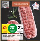 Rôti de porc épaule sans os - JEAN ROZÉ dans le catalogue Intermarché Super