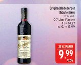 Original Radeberger Kräuterlikör Angebote bei Marktkauf Altenburg für 9,99 €
