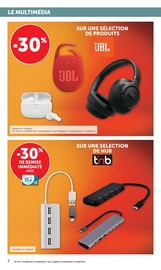 Promos Casque Audio dans le catalogue "U CULTURE & TECHNOLOGIE du Pays de L'Arbresle" de Super U Casque Audio en promo dans le catalogue Super U à la page 2