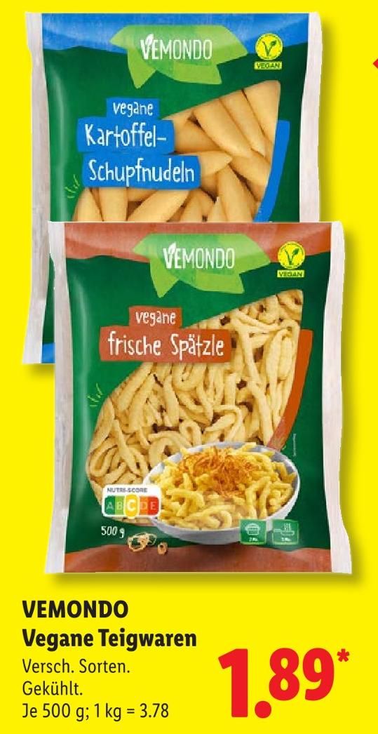 Vegane Kartoffel-Schupfnudeln