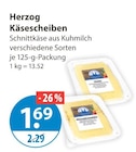 Käsescheiben von Herzog im aktuellen V-Markt Prospekt für 1,69 €