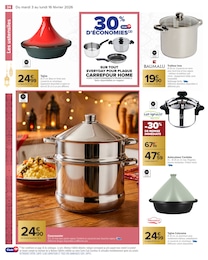 Prix et réduction Autocuiseur dans le prospectus Carrefour en cours Offre Autocuiseur dans le catalogue Carrefour du moment à la page 34