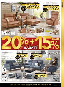 Sofa im aktuellen BRAUN Möbel-Center Prospekt (Freiburg (Breisgau)) Sofa im BRAUN Möbel-Center Prospekt "Jubiläumsmonat" mit 20 Seiten (Freiburg (Breisgau))