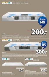 Taschenfederkernmatratze im JYSK Prospekt "Ein großartiges Angebot für dein Zuhause - SPARE BIS ZU 60%" auf Seite 15