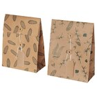 Geschenktüte Tannenzapfenmuster braun im IKEA Prospekt Geschenktüte Tannenzapfenmuster braun von VINTERFINT im aktuellen IKEA Prospekt für 1,99 €