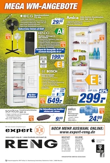 Kühlschrank im expert Prospekt "Top Angebote" mit 12 Seiten (Regensburg)