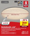 Deckenleuchte Lola von toom im aktuellen toom Baumarkt Prospekt für 7,99 €