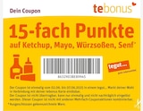 Ketchup, Mayo, WĂĽrzsoĂźen, Senf im tegut Prospekt Ketchup, Mayo, WĂĽrzsoĂźen, Senf von tegut im aktuellen tegut Prospekt fĂĽr