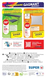 Promos Table De Jardin dans le catalogue "SUPER U" de Super U Table De Jardin en promo dans le catalogue Super U à la page 36