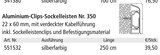Aktuelles Aluminium-Clips-Sockelleisten Angebot bei Holz Possling in Berlin ab 39,50 €