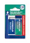 Bureau Vallée Saint-Benoît - Promo STAEDTLER Mars® plastic 526 50 - Blister 2 gommes blanche et couleur bleu/vert sans latex 65 x 23 x 13 mm - Edition Anniversaire Promo STAEDTLER Mars® plastic 526 50 - Blister 2 gommes blanche et couleur bleu/vert sans latex 65 x 23 x 13 mm - Edition Anniversaire à 1,35 € dans le catalogue Bureau Vallée à Saint-Benoît