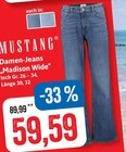 Damen-Jeans Madison Wide Angebote von Mustang bei Kaufhaus Stolz Greifswald für 59,59 €