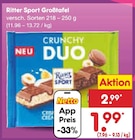 Großtafel im Angebot bei Netto Marken-Discount in Bensheim Großtafel Angebote von Ritter Sport bei Netto Marken-Discount Bensheim für 1,99 €