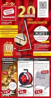 Sonderpreis Baumarkt Duderstadt Prospekt der aktuellen Woche, gültig von 22.11.2025 bis 28.11.2025 Aktueller Sonderpreis Baumarkt Duderstadt Prospekt "PREISHIGHLIGHTS" mit 20 Seiten