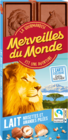 TABLETTES DE CHOCOLAT AU LAIT ET NOISETTES ET AMANDES MERVEILLES DU MONDE - MERVEILLES DU MONDE en promo chez Auchan Hypermarché Vénissieux à 2,95 €