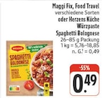 nah und gut Gröditz - Spaghetti Bolognese Angebot im Prospekt Spaghetti Bolognese bei nah und gut im Gröditz Prospekt für 0,49 €