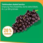Tafeltrauben dunkel kernlos Angebote bei GLOBUS Gera
