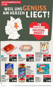 Hackfleisch im Kaufland Prospekt "Hier bin ich richtig" mit 58 Seiten (Halle (Saale))