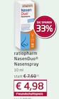 Aktuelle Nasenspray Angebote bei Post Apotheke in Kassel Aktuelles NasenDuo Nasenspray Angebot bei Post Apotheke in Kassel ab 4,98 €