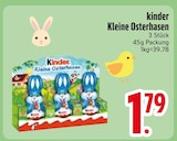 Kleine Osterhasen von kinder im aktuellen EDEKA Prospekt für 1,79 €