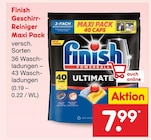 Aktuelles Geschirr-Reiniger Maxi Pack Angebot bei Netto Marken-Discount in Oberhausen ab 7,99 €