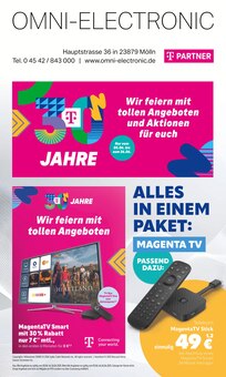 Aktueller Omni-Electronic Prospekt für Ratzeburg und Ungebung, Seiten zum blättern Omni-Electronic Prospekt 30 JAHRE mit Seiten in Ratzeburg und Umgebung