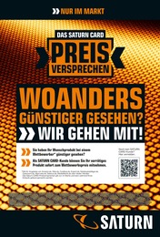 Saturn Prospekt für Mönchengladbach mit 1 Seite Saturn Prospekt für Mönchengladbach: PREISVERSPRECHEN, 1 Seite, 03.05.2022 - 30.08.2022