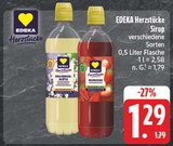 Herzstücke Sirup Holunderblüte im Angebot bei EDEKA in Altenburg Herzstücke Sirup Holunderblüte Angebote von EDEKA bei EDEKA Altenburg für 1,29 €