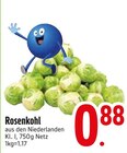 Rosenkohl im EDEKA Prospekt Rosenkohl von  im aktuellen EDEKA Prospekt für 0,88 €