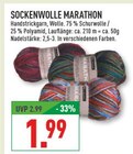Sockenwolle Marathon Angebote bei Marktkauf Herford für 1,99 €