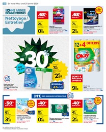 Prix et réduction Eponge dans le prospectus Carrefour en cours Offre Eponge dans le catalogue Carrefour du moment à la page 44