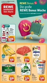 Aktueller REWE Prospekt mit Bananen, "Dein Markt", Seite 1