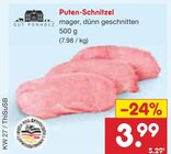 Puten-Schnitzel im Angebot bei Netto Marken-Discount in Hoyerswerda Puten-Schnitzel Angebote von Gut Ponholz bei Netto Marken-Discount Hoyerswerda für 3,99 €
