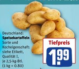 Aktuelle Gemüse Angebote bei REWE in Würzburg Aktuelles Speisekartoffeln Angebot bei REWE in Würzburg ab 1,99 €