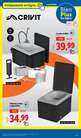WC Angebote im Prospekt "Le vrai prix des bonnes choses" von Lidl WC Angebote im Prospekt "Le vrai prix des bonnes choses" von Lidl auf Seite 41