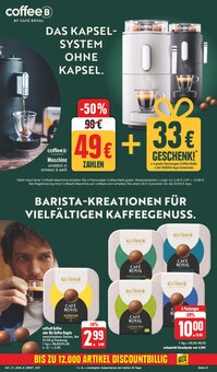Kaffeeautomat im EDEKA Prospekt "Wir lieben Lebensmittel!" mit 25 Seiten (Würzburg)