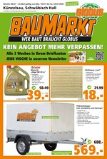 Globus-Baumarkt Prospekt für Rosengarten mit 16 Seiten Globus-Baumarkt Prospekt für Rosengarten: "WER BAUT BRAUCHT GLOBUS", 16 Seiten, 19.07.2021 - 24.07.2021
