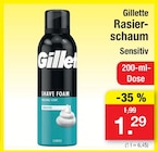 Rasierschaum Sensitiv Angebote von Gillette bei Zimmermann Hildesheim für 1,29 €