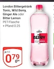Bittergetränk Tonic Angebote von London bei GLOBUS Plauen für 0,79 €