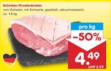 Aktuelle Braten Angebote bei Netto Marken-Discount in Rostock Aktuelles Schinken-Krustenbraten Angebot bei Netto Marken-Discount in Rostock ab 4,49 €
