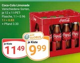 Aktuelle Coca Cola Angebote bei GLOBUS in Oberhausen Aktuelles Coca-Cola Limonade Angebot bei GLOBUS in Oberhausen ab 9,99 €