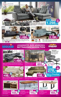 Sitzmöbel im Möbel Inhofer Prospekt "GÜNSTIGE WOHNTRENDS" mit 14 Seiten (Augsburg)