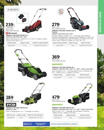 Prix et réduction Ryobi dans le prospectus E.Leclerc en cours Offre Ryobi dans le catalogue E.Leclerc du moment à la page 5