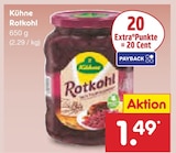 Rotkohl im Netto Marken-Discount Prospekt Rotkohl von Kühne im aktuellen Netto Marken-Discount Prospekt für 1,49 €