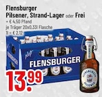 Pilsener im Trinkgut Prospekt Pilsener von Flensburger im aktuellen Trinkgut Prospekt für 13,99 €