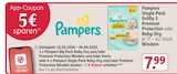Aktuelle Pampers Angebote bei Rossmann in Jena Aktuelles Single Pack Größe 3 Premium Protection oder Baby-Dry Angebot bei Rossmann in Jena ab 7,99 €